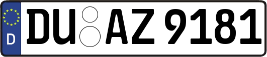 DU-AZ9181