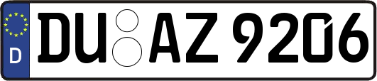 DU-AZ9206