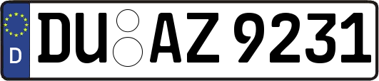 DU-AZ9231