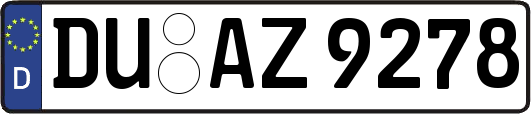DU-AZ9278