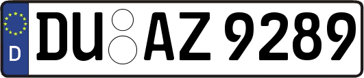DU-AZ9289