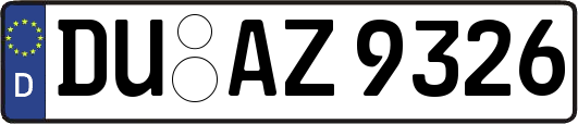 DU-AZ9326