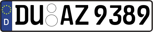 DU-AZ9389