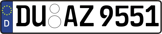DU-AZ9551
