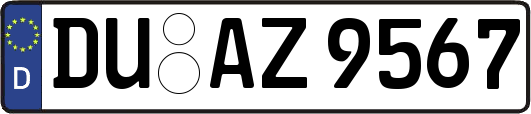 DU-AZ9567
