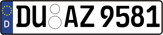 DU-AZ9581