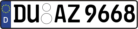 DU-AZ9668