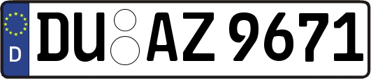 DU-AZ9671