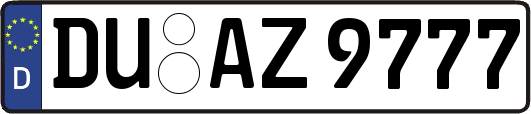 DU-AZ9777