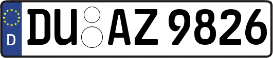 DU-AZ9826