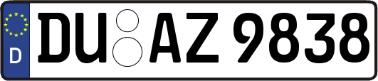 DU-AZ9838