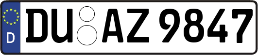 DU-AZ9847