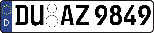 DU-AZ9849