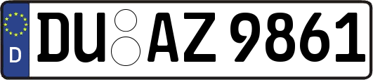 DU-AZ9861