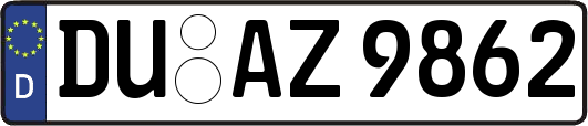 DU-AZ9862