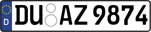 DU-AZ9874