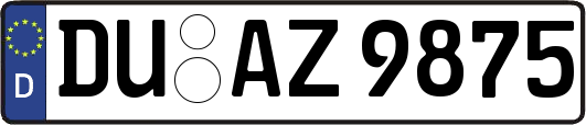 DU-AZ9875