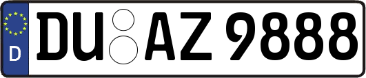 DU-AZ9888