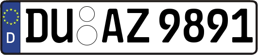 DU-AZ9891