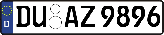 DU-AZ9896