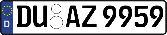 DU-AZ9959