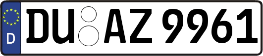 DU-AZ9961