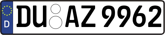 DU-AZ9962