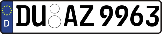 DU-AZ9963