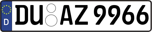 DU-AZ9966