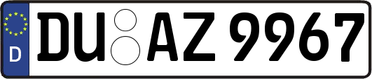 DU-AZ9967