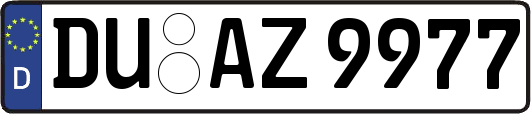 DU-AZ9977