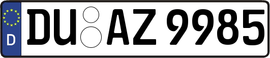 DU-AZ9985