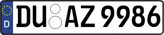 DU-AZ9986