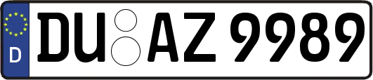 DU-AZ9989