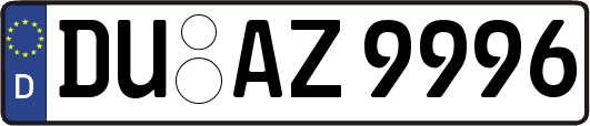 DU-AZ9996