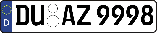 DU-AZ9998