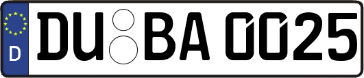 DU-BA0025