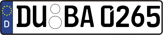 DU-BA0265