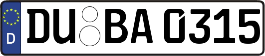 DU-BA0315