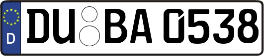 DU-BA0538
