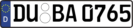 DU-BA0765