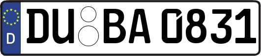 DU-BA0831