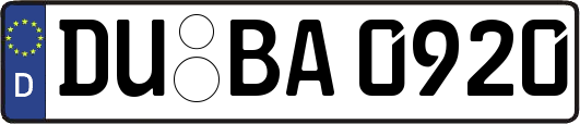 DU-BA0920