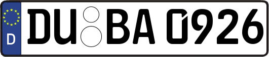 DU-BA0926