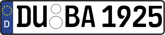 DU-BA1925