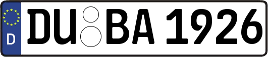 DU-BA1926