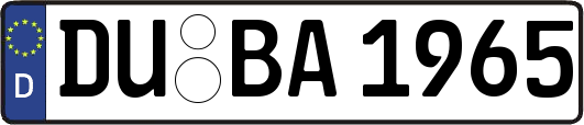DU-BA1965