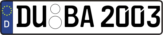 DU-BA2003