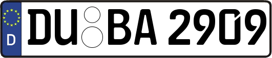 DU-BA2909