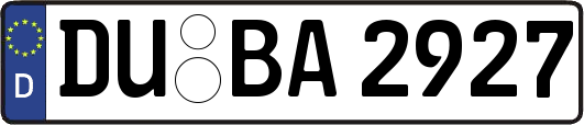 DU-BA2927